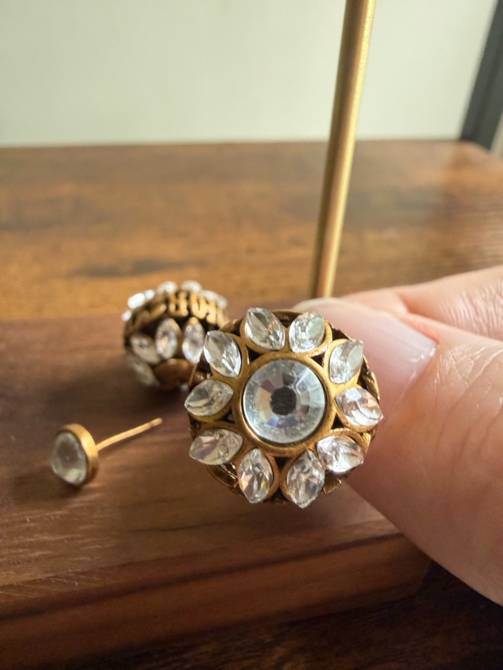 Dior Crystal Tribales Earrings - Picture 11 of 11